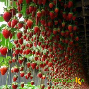 Клубника ампельная Анастасия купить по цене от 370р. в интернет-магазине «Посадика» с доставкой почтой в в Хасавюрте и по всей России – [изображение №1].